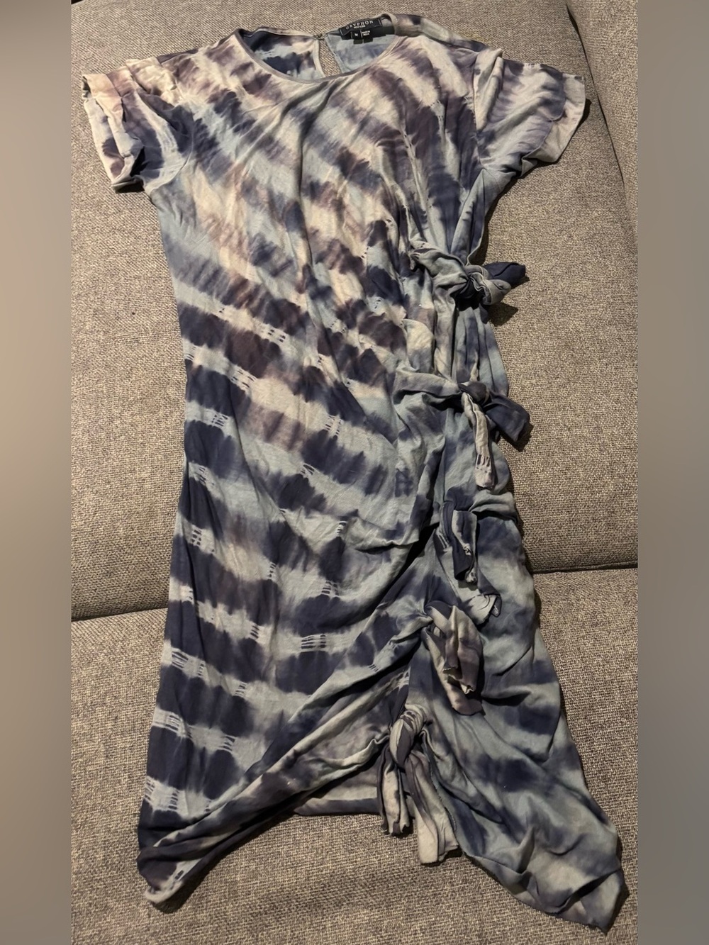 Gryphon Tie-Dye Ruched Dress